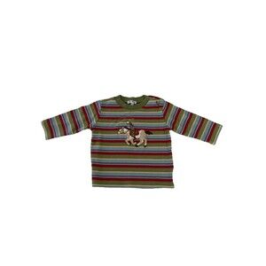 Baby size 18 month Cowboy Le Top Western neck Snap Rodeo striped